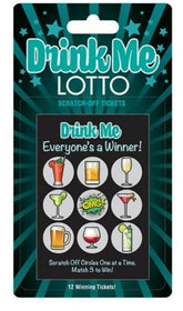 Drink Me Lotto Scratch-Off Tickets Sex Games, Coupons and Tricks